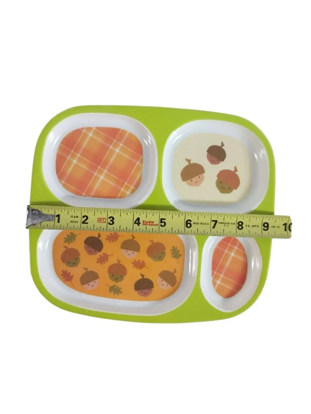 Target Holiday Melamine Divided Plates Set of 4 Halloween Thanksgiving Christmas